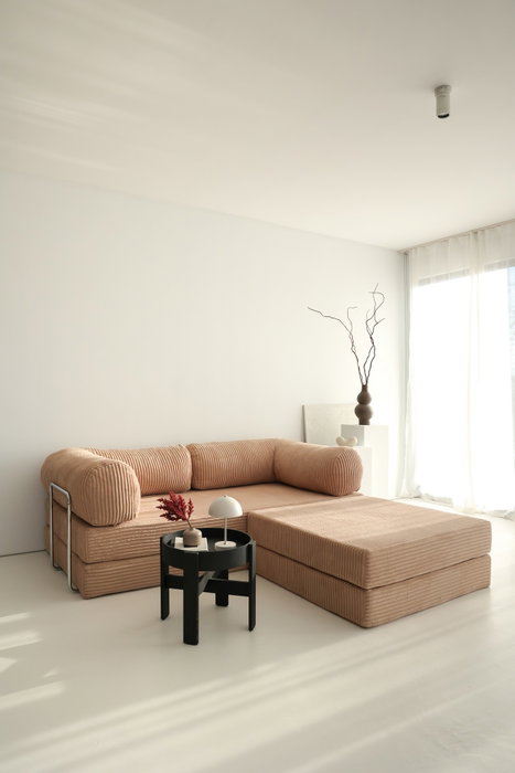 Atelier Del Sofa Sofá-Cama Esquinero Nook Marrón Atelier Del Sofa Sofá-Cama Esquinero Nook Marrón
